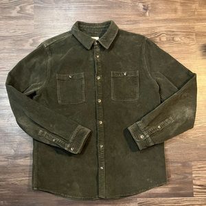 Marine layer courdoroy button down, men’s large